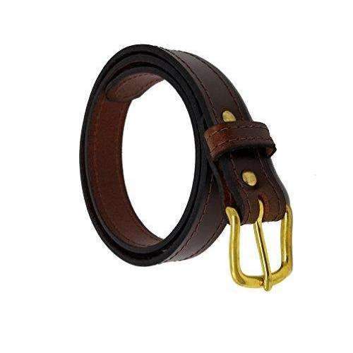 Men's Handmade Brown Leather Dress Belt Sizes to 56" Closeout Pric